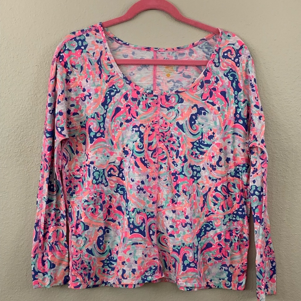 Lilly Pulitzer Luxletic Top size medium
